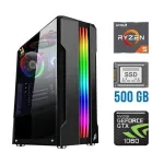 Ігровий ПК Tower / AMD Ryzen 5 4500 (6 (12) ядер по 3.6 - 4.1 GHz) NEW / 16 GB DDR4 NEW / 500 GB SSD NEW / nVidia GeForce GTX 1060, 3 GB GDDR5, 192-bit б/в