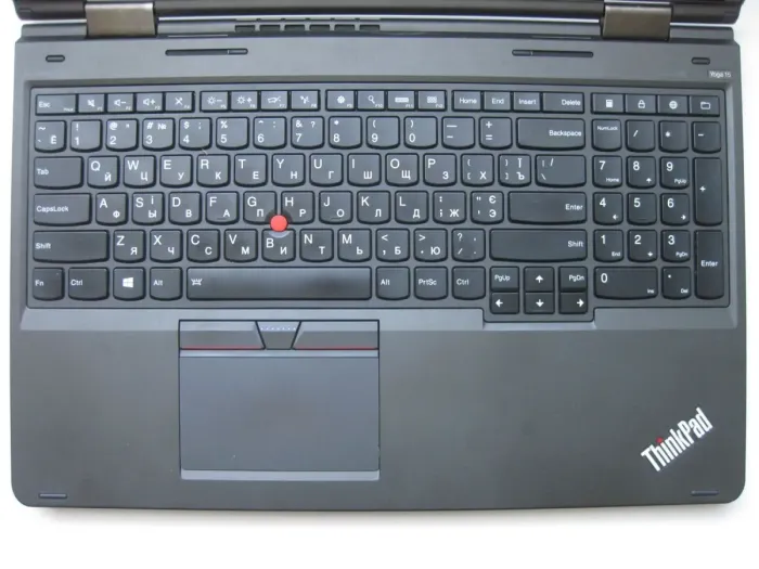 Ноутбук-трансформер Б-клас Lenovo ThinkPad S5 Yoga 15 / 15.6" (1920x1080) IPS Touch / Intel Core i7-5500U (2 (4) ядра по 2.4 - 3.0 GHz) / 8 GB DDR3 / 256 GB SSD + 500 GB HDD / nVidia GeForce 840M, 2 GB DDR3, 64-bit б/в - зображення 4