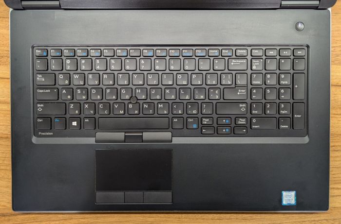 Мобільна робоча станція Dell Precision 7730 / 17,3" (1920x1080) IPS / Intel Core i7-8850H (6 (12) ядра по 2,6 - 4,3 ГГц) / 64 ГБ DDR4 / 500 ГБ SSD / nVidia Quadro P3200, 6 ГБ GDDR5, 192-біт / WebCam / HDMI / Windows 10 б/в - изображение 3