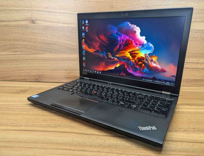 Мобільна робоча станція Б-клас Lenovo ThinkPad P52 / 15.6" (1920x1080) IPS / Intel Xeon E-2176M (6 (12) ядер по 2.7 - 4.4 GHz) / 32 GB DDR4 / 512 GB SSD / nVidia Quadro P2000, 4 GB GDDR5, 128-bit / TouchID / WebCam / Windows 10 б/в - зображення 6