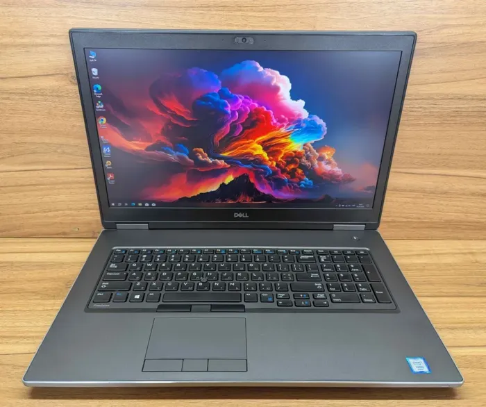 Мобільна робоча станція Dell Precision 7740 / 17.3" (1920x1080) IPS / Intel Xeon E-2276M (6 (12) ядер по 2.8 - 4.7 GHz) / 32 GB DDR4 / 1000 GB SSD / nVidia Quadro RTX 4000, 8 GB GDDR6, 256-bit / HDMI / WebCam / Windows 10 б/в - зображення 2