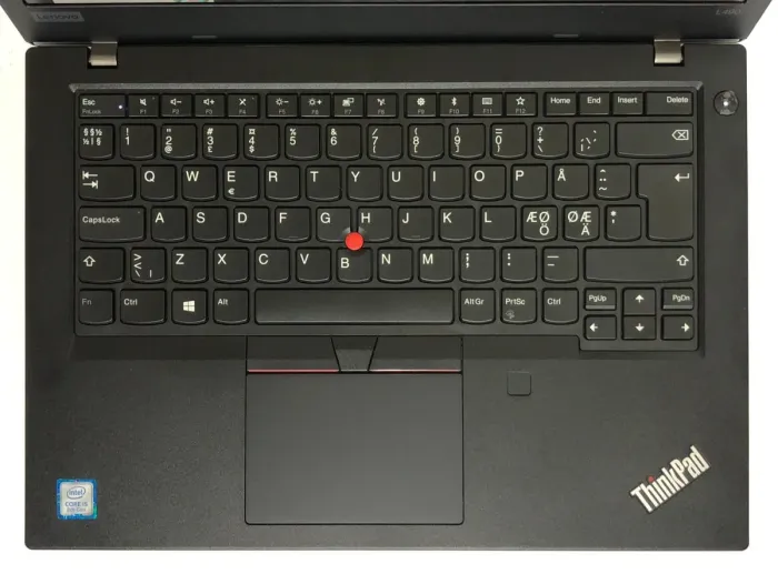 Ультрабук Б-клас Lenovo ThinkPad L490 / 14" (1920x1080) IPS / Intel Core i5-8265U (4 (8) ядра по 1.6 - 3.9 GHz) / 8 GB DDR4 / 256 GB SSD / AMD Radeon 535, 2 GB GDDR5, 64-bit / WebCam / Win 10 Pro б/в - зображення 8