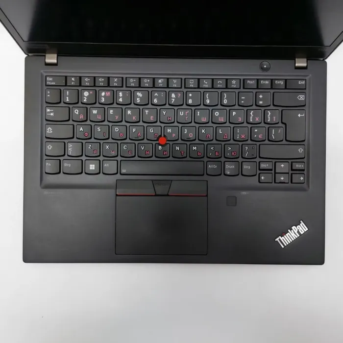 Ультрабук Б-клас Lenovo ThinkPad T14s / 14" (1920x1080) IPS / AMD Ryzen 7 Pro 4750U (8 (16) ядра по 1.7 - 4.1 GHz) / 16 GB DDR4 / 256 GB SSD M.2 / AMD Radeon Graphics / WebCam б/в - зображення 3