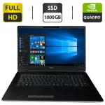 Мобільна робоча станція Dell Precision 7750 / 17,3" (1920x1080) IPS / Intel Core i9-10885H (8 (16) ядер по 2,4 - 5,3 ГГц) / 32 ГБ DDR4 / 1000 ГБ SSD M.2 / nVidia Quadro RTX 4000, 8 ГБ GDDR6, 256-біт / WebCam / Windows 10 Pro б/в