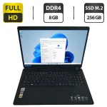 Ноутбук Б-клас Acer Aspire 3 A315-54 / 15.6" (1920x1080) TN / Intel Core i5-10210U (4 (8) ядра по 1.6 - 4.2 GHz) / 8 GB DDR4 / 256 GB SSD M.2 / Intel UHD Graphics / WebCam б/в