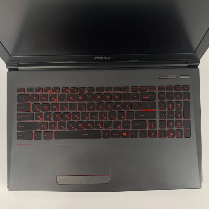 Ігровий ноутбук MSI GV62 8RE / 15,6" (1920x1080) IPS / Intel Core i5-8300H (4 (8) ядра по 2,3 - 4,0 ГГц) / 16 ГБ DDR4 / 512 ГБ SSD / nVidia GeForce GTX 1060, 3 ГБ GDDR5, 192-біт / Веб-камера / HDMI б/в - зображення 3