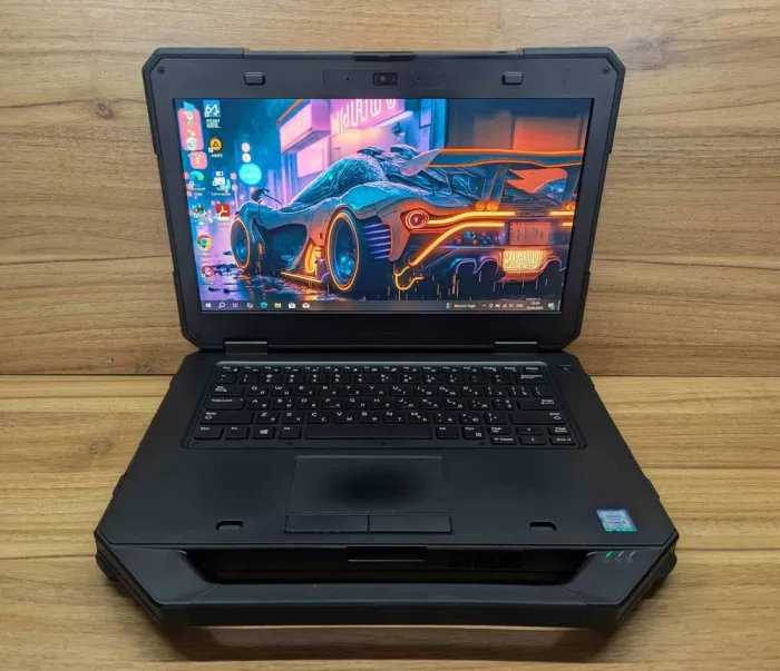 Захищений ноутбук Dell Latitude 14 Rugged 5414 / 14" (1920x1080) IPS / Intel Core i5-6300U (2 (4) ядра по 2.4 - 3.0 GHz) / 8 GB DDR4 / 256 GB SSD / Intel HD Graphics 520 / WebCam / Windows 10 б/в - зображення 2