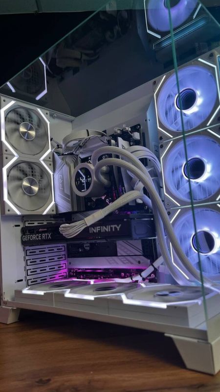 Збірка під замовлення:: комп'ютер GameMax Infinity Pro White Tower / AMD Ryzen 7 7700 (8 (12) ядер по 3,8 - 5,3 ГГц) / 32 ГБ DDR5 / 2000 ГБ SSD M.2 / nVidia GeForce RTX 5070, 12 ГБ GDDR7, 192-біт / 850 Вт - зображення 10