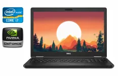 Ноутбук Dell Latitude 5580 / 15.6" (1920x1080) IPS / Intel Core i7-7820HQ (4 (8) ядра по 2.9 - 3.9 GHz) / 16 GB DDR4 / 512 GB SSD / nVidia GeForce 940MX, 2 GB GDDR5, 64-bit / WebCam / HDMI / Windows 10 б/в