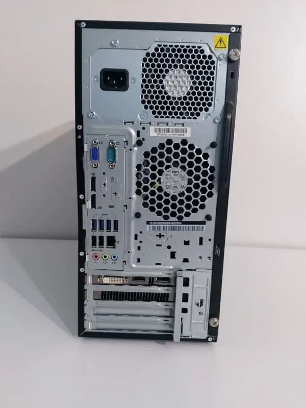 Комплект: Lenovo ThinkCentre M800 Tower / Intel Core i5-6500 (4 ядра по 3.2 - 3.6 GHz) / 16 GB DDR4 / 512 GB SSD + 500 GB HDD / AMD Radeon RX 570, 4 GB GDDR5, 256-bit / DVD-ROM + Монітор LG 24MB37PM-B / 24" (1920x1080) IPS б/в - зображення 7