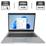 Ультрабук HP EliteBook 745 G6 / 14" (1920x1080) TN Touch / AMD Ryzen 5 Pro 3500U (4 (8) ядра по 2.1 - 3.7 GHz) / 16 GB DDR4 / 256 GB SSD / AMD Radeon RX Vega 8 Graphics / WebCam б/в