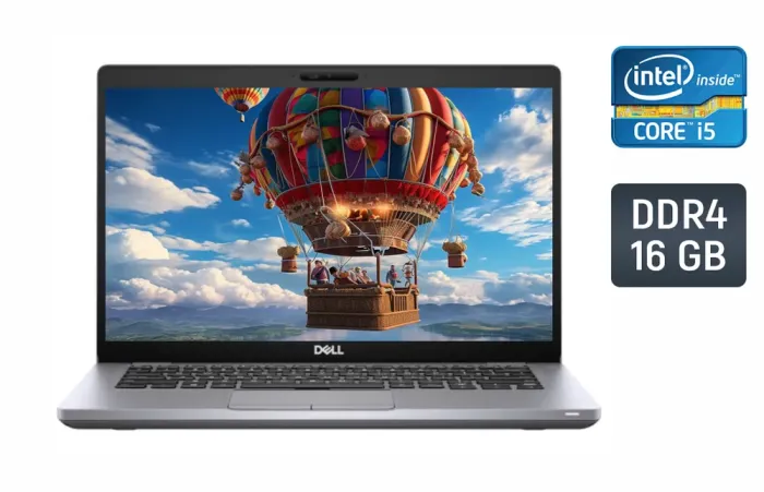 Ультрабук Dell Latitude 5410 / 14" (1920x1080) IPS / Intel Core i5-10310U (4 (8) ядра по 1.7 - 4.4 GHz) / 16 GB DDR4 / 256 GB SSD / Intel UHD Graphics / WebCam / HDMI / Windows 10 б/в - зображення 1