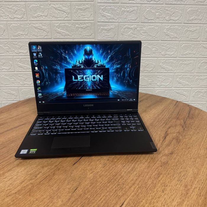 Ігровий ноутбук Lenovo Legion Y540-15IRH / 15.6" (1920x1080) IPS / Intel Core i5-9300H (4 (8) ядра по 2.4 - 4.1 GHz) / 16 GB DDR4 / 512 GB SSD NVMe / nVidia GeForce RTX 2060, 6 GB GDDR6, 192-bit / WebCam б/в - зображення 2