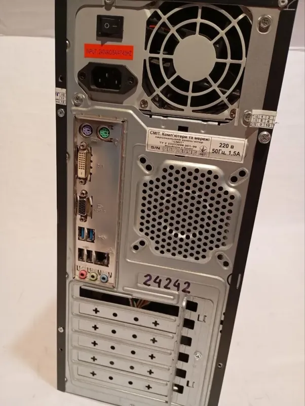 ПК Б-клас FrimeCom LB-051 BL Tower / Intel Core i5-4570 (4 ядра по 3.2 - 3.6 GHz) / 8 GB DDR3 / 500 GB HDD / Intel HD Graphics 4600 / Win 10 б/в - зображення 4