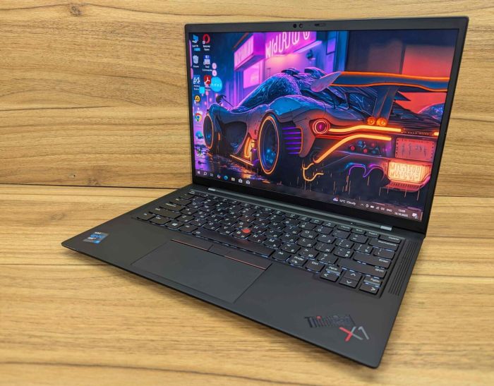 Ультрабук Lenovo ThinkPad X1 Carbon Gen9 / 14" (1920x1080) IPS / Intel Core i7-1165G7 (4 (8) ядра по 2.8 - 4.7 GHz) / 16 GB DDR4 / 480 GB SSD / Intel Iris Xe Graphics / WebCam / Windows 10 б/в - зображення 5