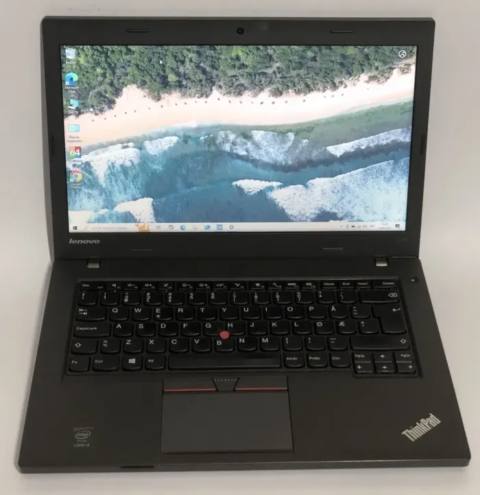 Ноутбук Б-клас Lenovo ThinkPad L450 / 14" (1366x768) TN / Intel Core i3-5005U (2 (4) ядра по 2.0 GHz) / 4 GB DDR3 / 500 GB HDD / Intel HD Graphics 5500 / WebCam / Win 10 Home б/в - зображення 2