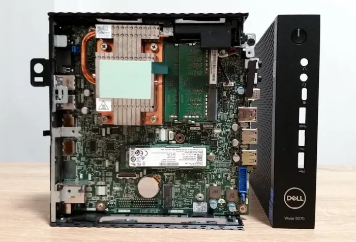 Неттоп Dell WYSE 5070 USFF / Celeron J4105 (4 ядра по 1.5-2.5 GHz) / 16GB DDR4 / 128GB SSD M.2 /  UHD Graphics 600 / 65W / WiFi / Windows 11 Pro б/в - зображення 4