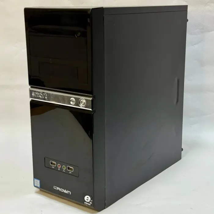 Комп'ютер Crown SM601 Black Tower / Intel Core i7-4790S (4 (8) ядра по 3.2 - 4.0 GHz) / 16 GB DDR3 / 256 GB SSD + 500 GB HDD / AMD Radeon RX 570, 4 GB GDDR5, 256-bit / 450W б/в - зображення 4
