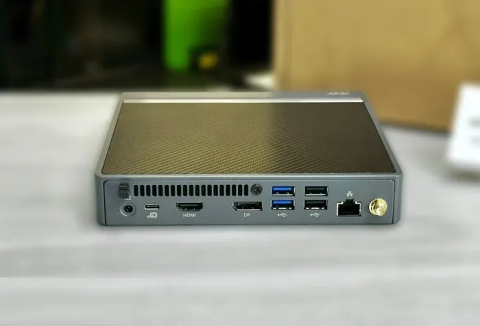 Неттоп Acer Veriton VN2590G USFF / Intel Core i5-1335U (10 (12) ядер по 3.4 - 4.6 GHz) / 8 GB DDR4 / 256 GB SSD M.2 / Intel Iris Xe Graphics / Win 11 Pro б/в - зображення 4