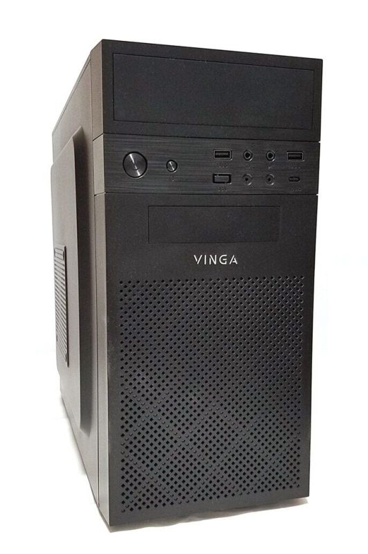 Ігровий ПК Vinga CS112B Tower / Intel Xeon E3-1240 v3 (4 (8) ядра по 3,4 - 3,8 ГГц) / 16 ГБ DDR3 / 256 ГБ SSD / AMD Radeon R9 270, 2 ГБ GDDR5, 256-біт б/в - зображення 2