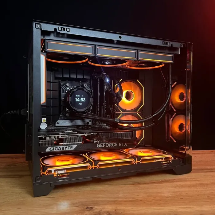 Збірка на замовлення: ігровий ПК GameMax Hype-M Black Tower / AMD Ryzen 7 7700 (8 (16) ядер по 3,8 - 5,3 ГГц) / 32 ГБ DDR5 / 2000 ГБ SSD M.2 / nVidia GeForce RTX 5070, 12 ГБ GDDR7, 192-bit / 750 Вт - зображення 9