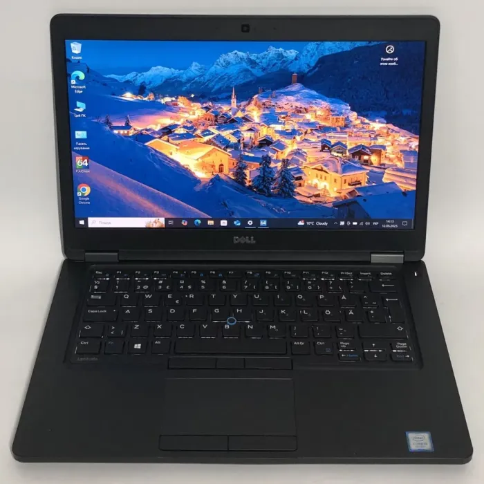 Ноутбук Б-клас Dell Latitude 5480 / 14" (1920x1080) IPS / Intel Core i5-6440HQ (4 ядра по 2.6 - 3.5 GHz) / 8 GB DDR4 / 128 GB SSD / Intel HD Graphics 520 / WebCam / Win 10 Pro б/в - зображення 2