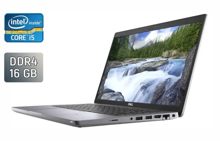 Ультрабук Dell Latitude 5420 / 14" (1920x1080) IPS / Intel Core i5-1145G7 (4 (8) ядра по 2.6 - 4.4 GHz) / 16 GB DDR4 / 512 GB SSD / Intel Iris Xe Graphics / WebCam / Windows 10 б/в - зображення 1