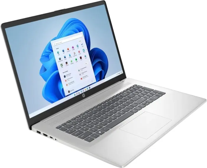 Ноутбук HP 17-cn300-aa1y8 / 17.3" (1600x900) TN / Intel Core i5-1334U (10 (12) ядер по 3.4 - 4.6 GHz) / 8 GB DDR4 / 256 GB SSD / Intel Iris Xe Graphics / WebCam / Win 11 Home - зображення 3