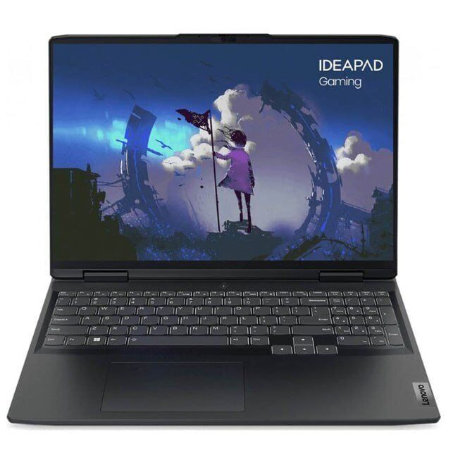 Ігровий ноутбук Lenovo IdeaPad Gaming 3 16IAH7 / 16" (1920x1080) IPS / Intel Core i5-12500H (12 (16) ядер по 3,3 - 4,5 ГГц) / 16 ГБ DDR4 / 480 ГБ SSD / nVidia GeForce RTX 3060, 6 ГБ GDDR6, 192-bit / WebCam б/в - изображение 2