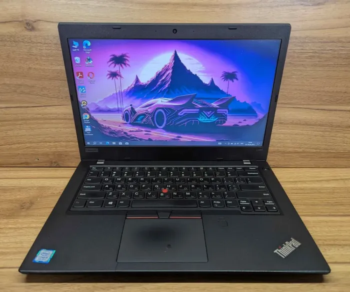 Ультрабук Б-клас Lenovo ThinkPad L480 / 14" (1366x768) TN / Intel Core i5-8250U (4 (8) ядра по 1.6 - 3.4 GHz) / 8 GB DDR4 / 240 GB SSD / Intel UHD Graphics 620 / WebCam / TouchID / Windows 10 б/в - зображення 2