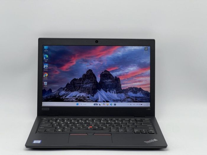 Ультрабук Б-клас Lenovo ThinkPad L390 / 13.3" (1920x1080) IPS / Intel Core i5-8365U (4 (8) ядра по 1.6 - 4.1 GHz) / 16 GB DDR4 / 240 GB SSD / Intel UHD Graphics 620 / WebCam б/в - изображение 2
