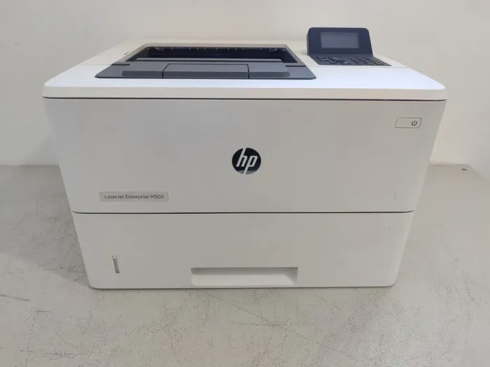 Принтер HP LaserJet Enterprise M506 / Лазерний монохромний друк / 1200x1200 dpi / A4 / 43 стор/хв / USB 2.0, Ethernet / Дуплекс б/в - зображення 2