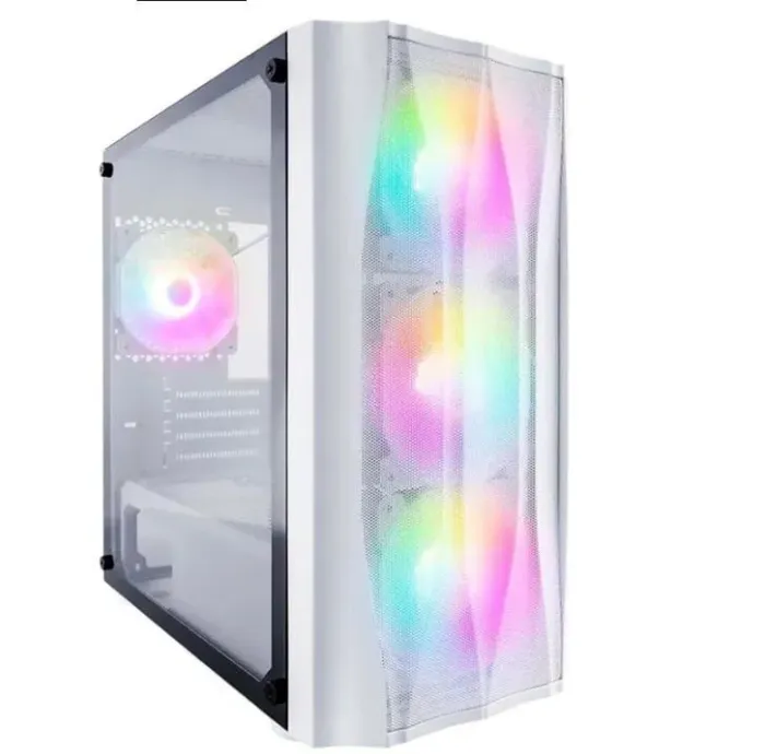 Ігровий ПК 1stPlayer X3 M-4F1-W-WH ICE Tower / Intel Core i5-10400F (6 (12) ядер по 2.9 - 4.3 GHz) / 16 GB DDR4 / 512 GB SSD / nVidia GeForce GTX 1060, 6 GB GDDR5, 192-bit б/в - зображення 3