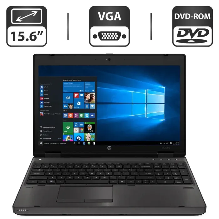 Ноутбук Б-клас HP ProBook 6560b / 15.6" (1366x768) TN / Intel Core i5-2410M (2 (4) ядра по 2.3 - 2.9 GHz) / 8 GB DDR3 / 320 GB HDD / Intel HD Graphics 3000 / DVD-ROM б/в - зображення 1