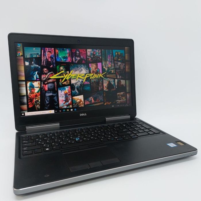 Мобільна робоча станція Dell Precision 7510 / 15,6" (1920x1080) IPS / Intel Core i7-6820HQ (4 (8) ядра по 2,7 - 3,6 ГГц) / 16 ГБ DDR4 / 256 ГБ SSD + 500 ГБ HDD / nVidia Quadro M2000M, 4 ГБ GDDR5, 128-біт / WebCam б/в - изображение 2