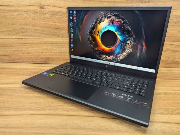 Ігровий ноутбук Acer Nitro V15 ANV15-51 / 15.6" (1920x1080) IPS / Intel Core i7-13620H (10 (16) ядер по 3,6 - 4,9 ГГц) / 16 ГБ DDR5 / 1000 ГБ SSD / nVidia GeForce RTX 4060, 8 ГБ GDDR6, 128-bit / WebCam / Windows 11 б/в - зображення 5