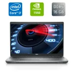 Мобільна робоча станція Dell Precision 3570 / 15,6" (1920x1080) IPS / Intel Core i7-1265U (10 (12) ядер по 3,6 - 4,8 ГГц) / 16 ГБ DDR4 / 512 ГБ SSD / nVidia T550, 4 ГБ GDDR6, 64-біт / WebCam / Windows 11 б/в
