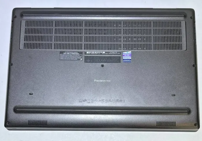 Мобільна робоча станція Dell Precision 7540 / 15,6" (1920x1080) IPS / Intel Core i9-9980HK (8 (16) ядер по 2,4 - 5,0 ГГц) / 32 ГБ DDR4 / 256 ГБ SSD + 256 ГБ SSD / nVidia Quadro RTX 3000, 6 ГБ GDDR6, 192-біт / WebCam / Win 11 Home б/в - зображення 7