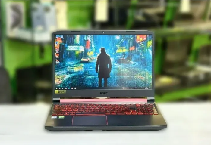 Ігровий ноутбук Acer Nitro 5 AN515-54 / 15.6" (1920x1080) IPS / Intel Core i5-9300H (4 (8) ядра по 2.4 - 4.1 GHz) / 16 GB DDR4 / 256 GB SSD M.2 + 1000 GB HDD / nVidia GeForce GTX 1650, 4 GB GDDR5, 128-bit / WebCam / Win 10 Home б/в - зображення 2