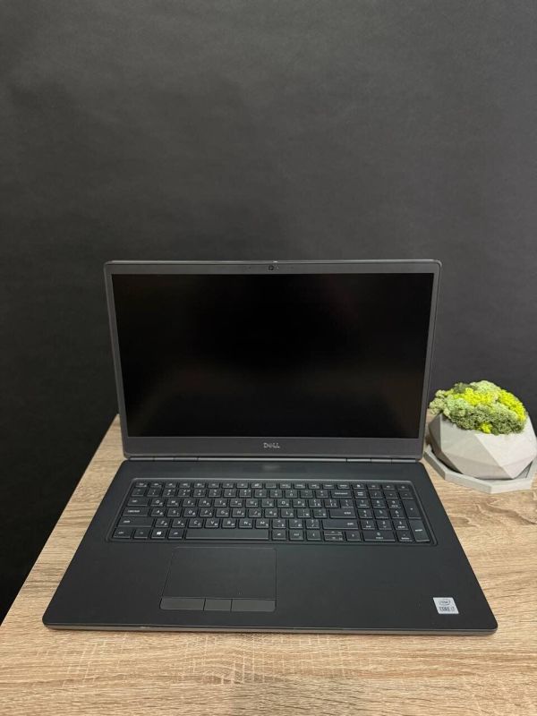 Мобільна робоча станція Б-клас Dell Precision 7750 / 17.3" (1920x1080) IPS / Intel Core i7-10875H (8 (16) ядер по 2.3 - 5.1 GHz) / 16 GB DDR4 / 512 GB SSD / nVidia Quadro RTX 3000, 6 GB GDDR6, 192-bit / WebCam / Win 10 б/в - зображення 2
