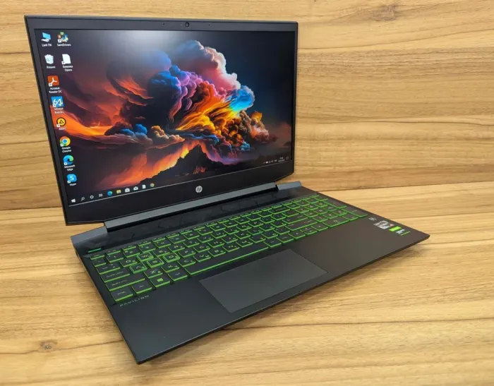 Ігровий ноутбук HP Pavilion Gaming 15-ec2021nr / 15.6" (1920x1080) IPS / AMD Ryzen 5 5600H (6 (12) ядер по 3.3 - 4.2 GHz) / 16 GB DDR4 / 512 GB SSD / nVidia GeForce GTX 1650, 4 GB GDDR5, 128-bit / WebCam / Windows 10 б/в - зображення 4