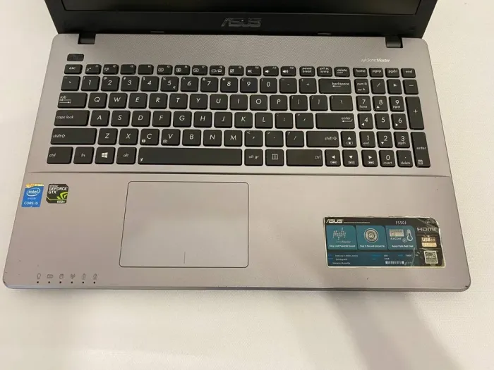 Ноутбук Б-клас Asus F550J / 15.6" (1920x1080) TN / Intel Core i5-4200H (2 (4) ядра по 2.8 - 3.4 GHz) / 12 GB DDR3 / 240 GB SSD / nVidia GeForce GTX 850M, 2 GB GDDR3, 128-bit / WebCam / DVD-RW / HDMI б/в - зображення 5