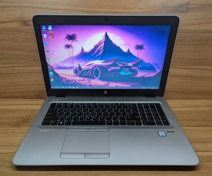 Ноутбук HP EliteBook 850 G4 / 15.6" (1920x1080) IPS / Intel Core i7-7600U (2 (4) ядра по 2.8 - 3.9 GHz) / 16 GB DDR4 / 256 GB SSD / Intel HD Graphics 620 / WebCam / Fingerprint / Windows 10 б/в - зображення 2