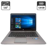 Ноутбук HP EliteBook 840 G2 / 14" (1366x768) TN / Intel Core i5-5300U (2 (4) ядра по 2.3 - 2.9 GHz) / 8 GB DDR3 / 120 GB SSD / Intel HD Graphics 5500 / WebCam б/в