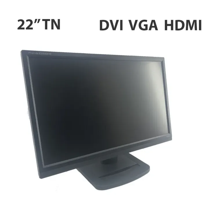 Монітор Iiyama B2208HS / 22" (1920x1080) TN / 1x DVI, 1x VGA, 1xHDMI, 1x Audio Port б/в - зображення 1