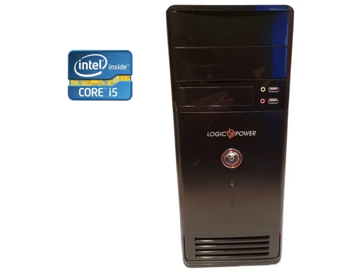 ПК Б-клас LogicPower Tower / Intel Core i5-4590 (4 ядра по 3.3 - 3.7 GHz) / 8 GB DDR3 / 500 GB HDD / Intel HD Graphics 4600 / 370W б/в - зображення 1