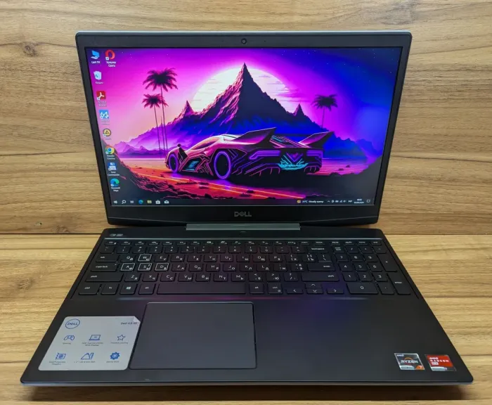 Ігровий ноутбук Dell G5 SE 5505 / 15.6" (1920x1080) IPS / AMD Ryzen 7 4800H (8 (16) ядер по 2.9 - 4.2 GHz) / 16 GB DDR4 / 512 GB SSD / AMD Radeon RX 5600M, 6 GB GDDR6, 192-bit / WebCam / Windows 10 б/в - зображення 2