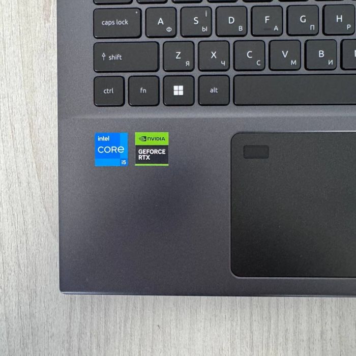 Ігровий ноутбук Acer Aspire 7 A715-76G / 15,6" (1920x1080) IPS / Intel Core i5-12450H (8 (12) ядер по 3,3 - 4,4 ГГц) / 16 ГБ DDR4 / 512 ГБ SSD NVMe / nVidia GeForce RTX 3050, 4 ГБ GDDR6, 128-біт / Веб-камера б/в - зображення 9