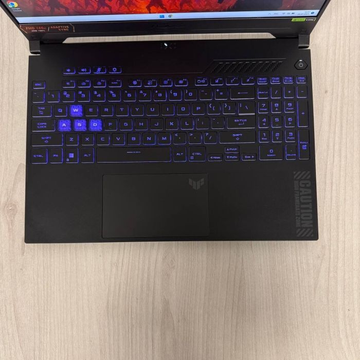 Ігровий ноутбук Б-клас Asus TUF Gaming F15 FX507ZI / 15.6" (1920x1080) IPS / Intel Core i7-12700H (14 (20) ядер по 3.5 - 4.7 GHz) / 16 GB DDR5 / 512 GB SSD NVMe / nVidia GeForce RTX 4070, 8 GB GDDR6, 128-bit / WebCam б/в - зображення 7