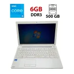 Ноутбук Toshiba C55 / 15.6" (1366x768) TN / Intel Core i5-3230M (2 (4) ядра по 2.6 - 3.2 GHz) / 6 GB DDR3 / 500 GB HDD / Intel HD Graphics 3000 / WebCam б/в